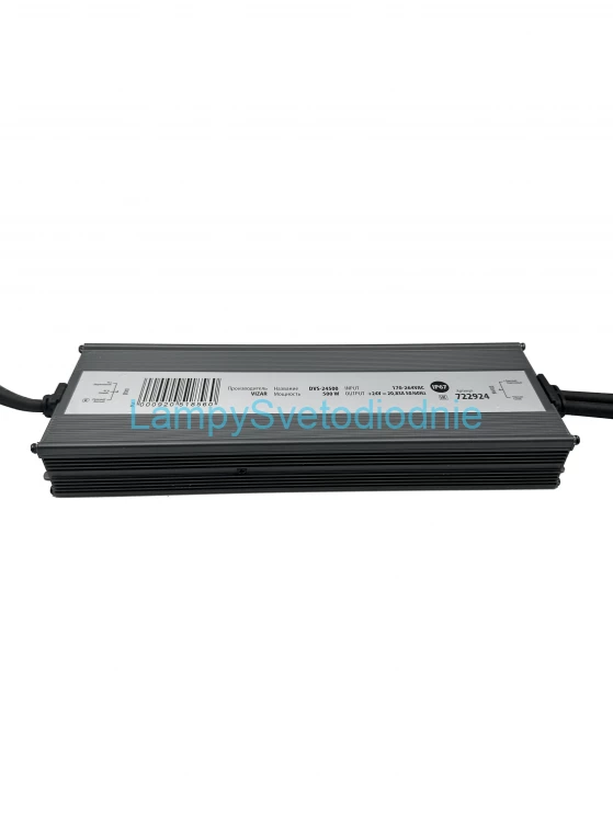 Влагозащищенный блок питания DVS-500-24 (24V, 500W, 20,83A, IP67)